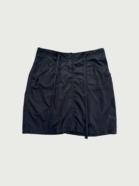 Low Rise Knee Length Cargo Skirt